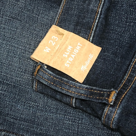 SLIM- STRAIGHT HIGH RISE❣️NWT MADEWELL JEANS - Picture 7 of 8